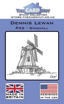 The Card Hut Windmill Clear Stamps / Windmühle Stempelset 