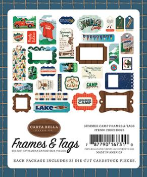 Carta Bella "Summer Camp" Frames & Tags