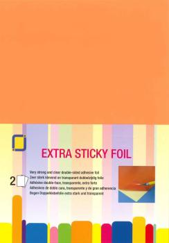 JEJE Produkt Self-adhesive Foil Extra Sticky A4 2 Sheets - Klebeblätter 3.3170 