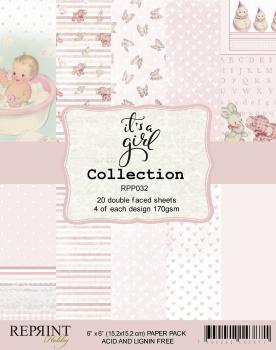 Reprint It´s a Girl Collection 6x6 Inch Paper Pack