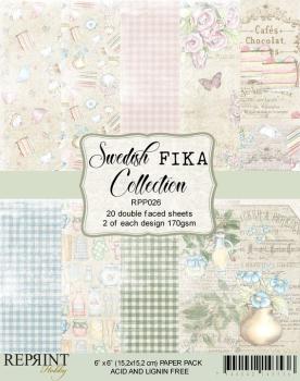Reprint Swedish Fika Collection 6x6 Inch Paper Pack