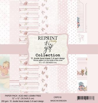 Reprint It´s a Girl Collection 12x12 Inch Paper Pack 