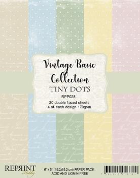 Reprint Dots 6x6 Inch Paper Pack