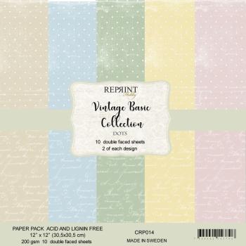 Reprint Dots 12x12 Inch Paper Pack 