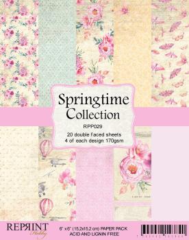 Reprint Springtime Collection 6x6 Inch Paper Pack