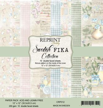 Reprint Swedish Fika Collection 12x12 Inch Paper Pack 