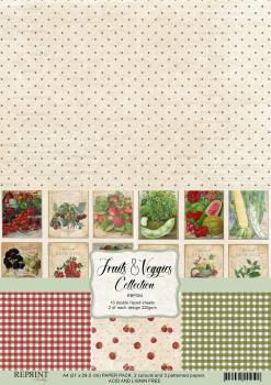 Reprint Fruits & Veggies Collection A4 Paper Pack