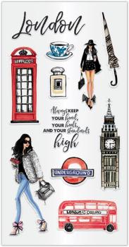 Hampton Art London Stamps / Stempel Set London (SC0898)