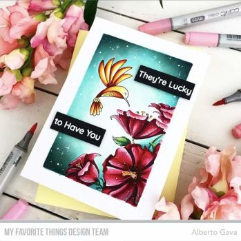 My Favorite Things "Floral Fantasy " Cling Stamp