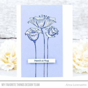 My Favorite Things "Fine-Lined Floral " Cling Stamp