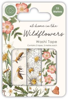 Craft Consortium At Home in the Wildflowers Washi Tape - Wildblumen, Bienen