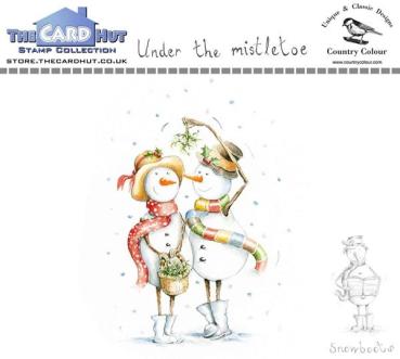 The Card Hut Snowboots: Under the Mistletoe  Clear Stamps /  Stempelset 