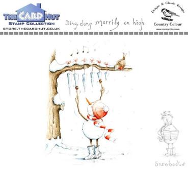 The Card Hut Snowboots: Ding Dong Merrily on High  Clear Stamps /  Stempelset 
