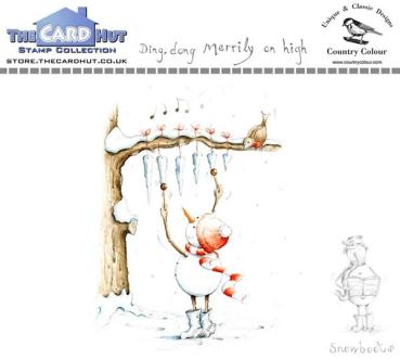 The Card Hut Snowboots: Ding Dong Merrily on High Clear Stamps / Stempelset 