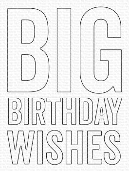 My Favorite Things Big Birthday Wishes Die-namics  | Stanzschablone | Stanze | Craft Die