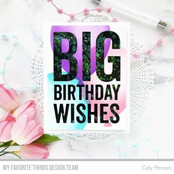 My Favorite Things Big Birthday Wishes Die-namics  | Stanzschablone | Stanze | Craft Die