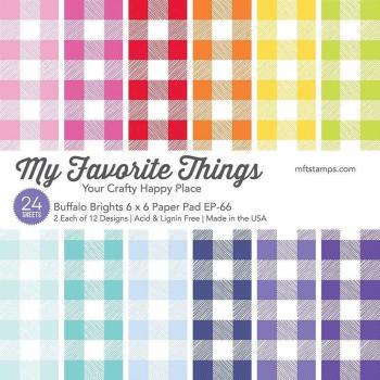 My Favorite Things Buffalo Brights 6x6 Inch Paper Pad