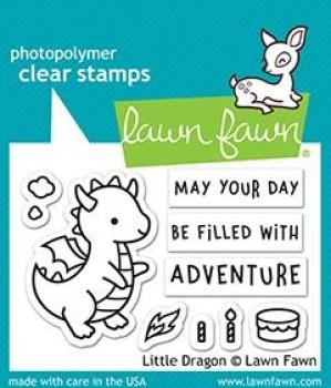 Lawn Fawn Stempelset "Little Dragon" Clear Stamp