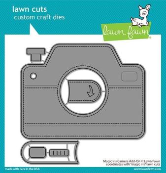 Lawn Fawn Craft Die - Magic Iris Camera Add-on Die