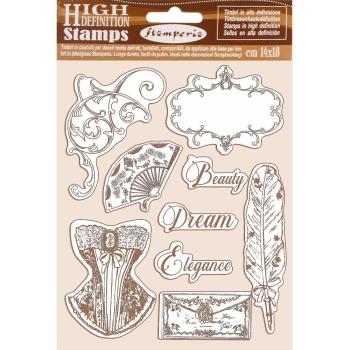 Stamperia Stempel "Princess" Natural Rubber Stamp - (Naturkautschukstempel)