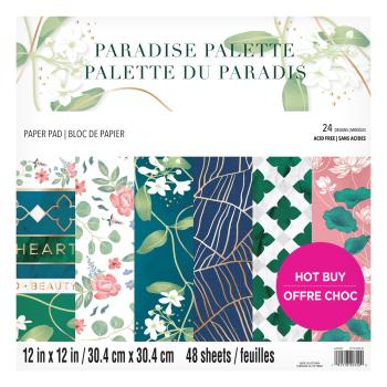 Craft Smith "Paradise Palette" 12x12" Paper Pad