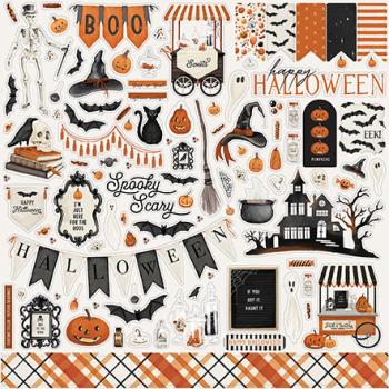 Carta Bella "Halloween Market" 12x12" Element Stickers