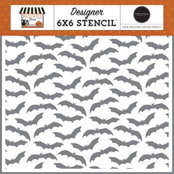 Carta Bella "Spooky Bats" Schablone 6x6"