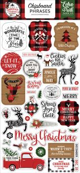 Echo Park "A Lumberjack Christmas" Chipboard - Sticker
