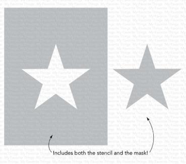 My Favorite Things "Star Extraordinaire" Stencil 6x6"