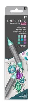 Spectrum Noir Triblend Marker Brush Winterurlaub / Winter Holiday  (3 Pcs)