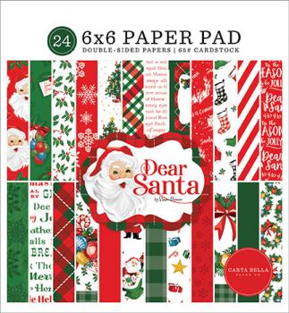 Carta Bella "Dear Santa" 6x6" Paper Pad