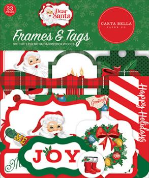 Carta Bella "Dear Santa" Frames & Tags