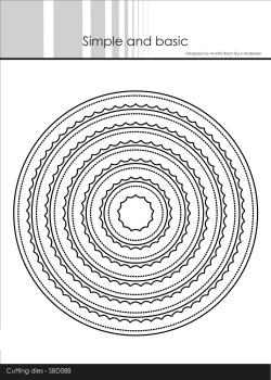 Simple and Basic "Inner Scallop Round" Die