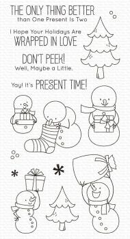 My Favorite Things Stempelset "Present Time" Clear Stamp Set