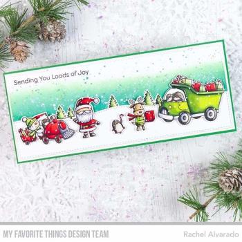My Favorite Things Die-namics "Stitched Slimline Snow Drifts" | Stanzschablone | Stanze | Craft Die