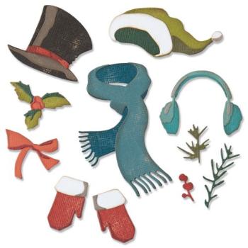 Sizzix Thinlits Craft Die-Set - Winter Wardrobe by Tim Holtz