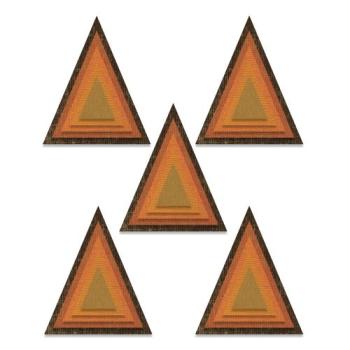 Sizzix Thinlits Craft Die-Set - Stacked Tiles, Triangles by Tim Holtz