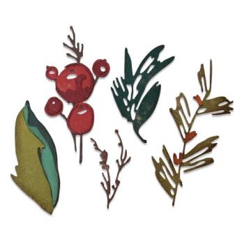 Sizzix Thinlits Craft Die-Set - Holiday Brushstroke by Tim Holtz