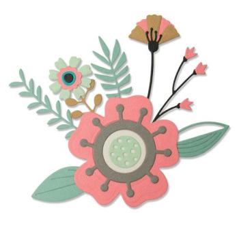 Sizzix Thinlits Craft Die-Set - Creative Florals 