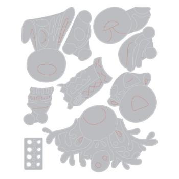 Sizzix Thinlits Craft Die-Set - Winter Critters by Tim Holtz
