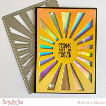 Time For Tea Dies Sunburst Cover Plate