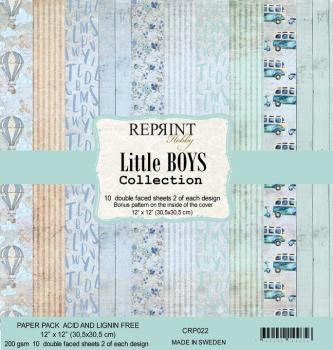 Reprint Little Boys Collection 12x12 Inch Paper Pack 
