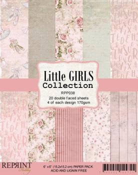 Reprint Little Girls Collection 6x6 Inch Paper Pack