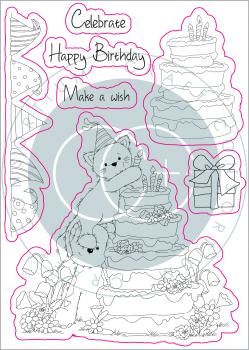 Craft Consortium The Gift of Giving Clear Stamps Make a Wish 