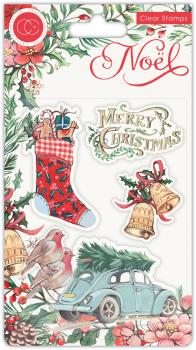 Craft Consortium Noel Clear Stamps Festivity 