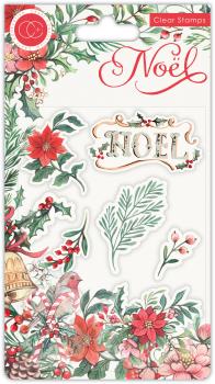 Craft Consortium Noel Clear Stamps Flora 