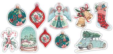 Craft Consortium Noel Wooden Shapes  - Holzteile