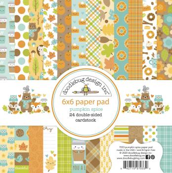 Doodlebug Design Pumpkin Spice 6" Paper Pack - Designpapier 