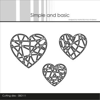 Simple and Basic "String Hearts" Die