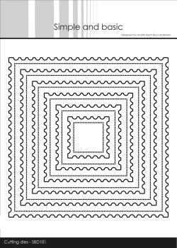 Simple and Basic "Stamp Square" Die